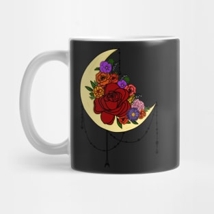 Flowery moon Mug